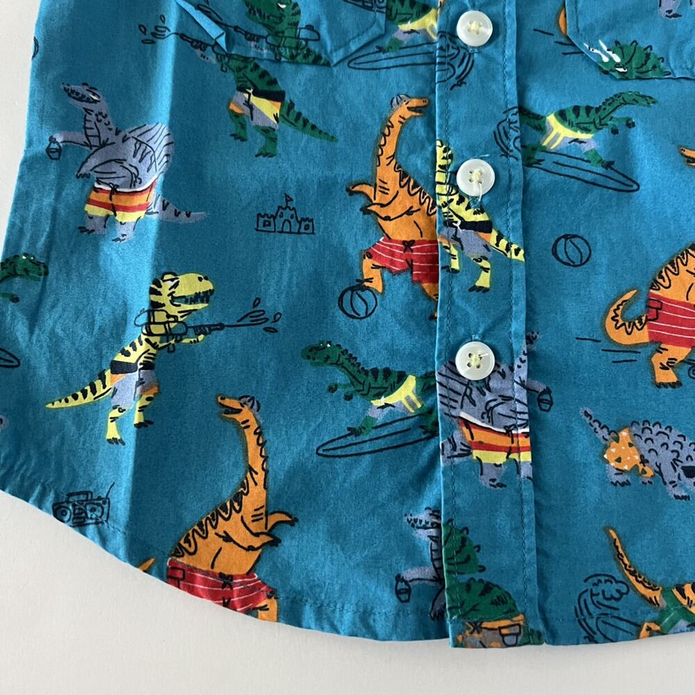 NEW Hatley Water Gun Dino Shirt (9-12m) - Picture 3 of 8